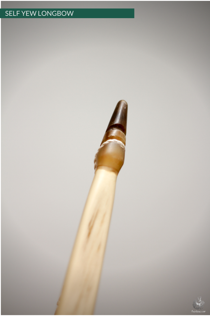 SELF YEW ENGLISH LONGBOW, 54 LBS @ 28 INCH, 75 INCH NTN-Bow-Fairbow-Fairbow
