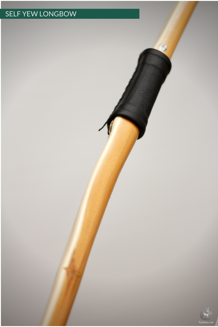 SELF YEW ENGLISH LONGBOW, 54 LBS @ 28 INCH, 75 INCH NTN-Bow-Fairbow-Fairbow