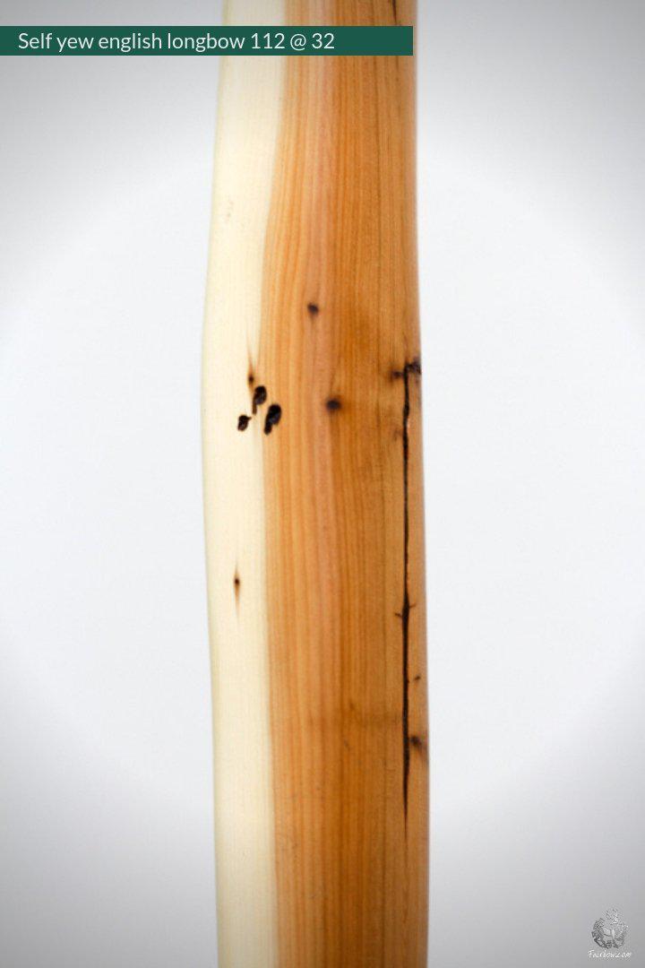 SELF YEW ENGLISH LONGBOW, WARBOW, 92 LBS @ 28 INCH, 112 @ 32 INCH-Bow-Fairbow-Fairbow