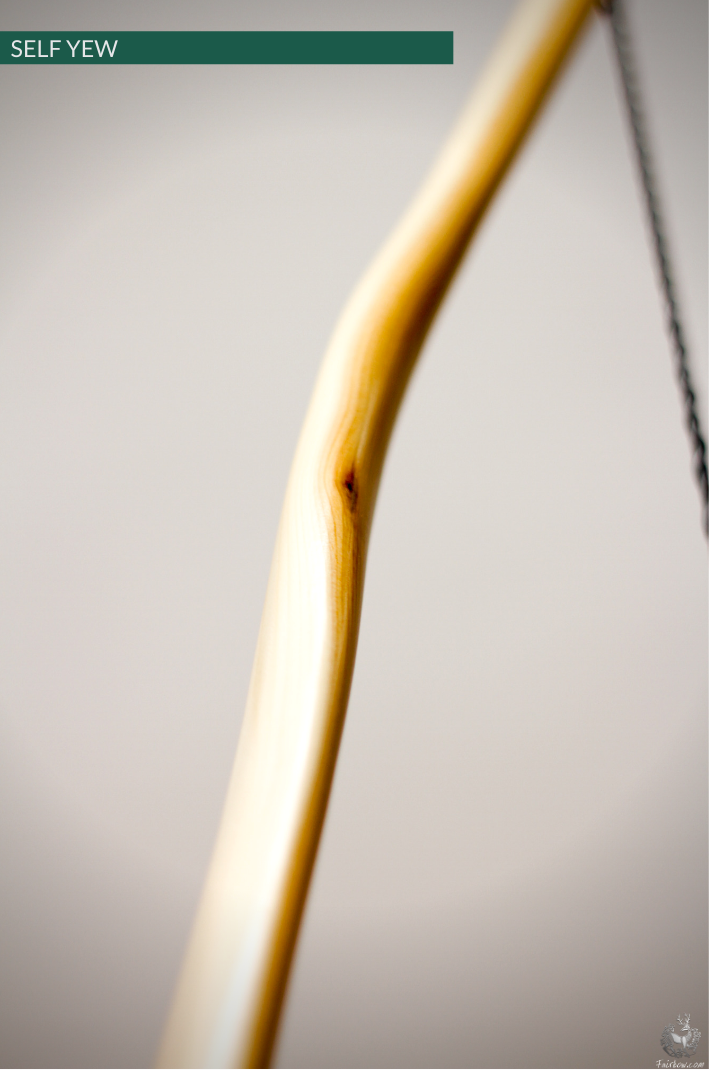 SELF YEW LONGBOW (AFB), 43 LBS @ 28 INCH, 70 INCH t-t-t-Bow-Fairbow-Fairbow