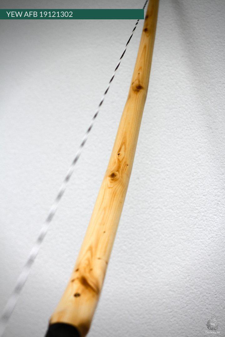SELF YEW LONGBOW (AFB), 52 LBS @ 28 INCH, 69 INCH NTN-Bow-Fairbow-Fairbow