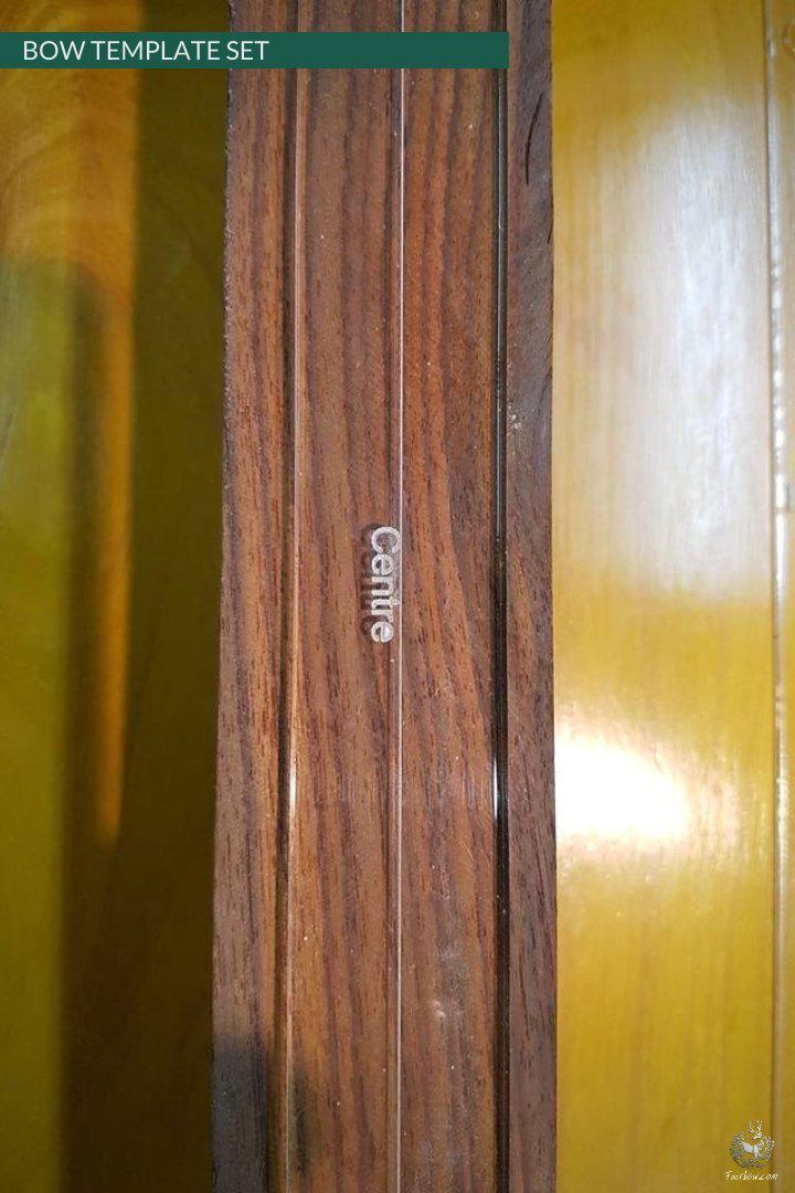 SET OF DRAWING TEMPLATES IN PERSPEX ENGLISH LONGBOW LAYOUT-Tool-Fairbow-English longbow 2 part set-Fairbow