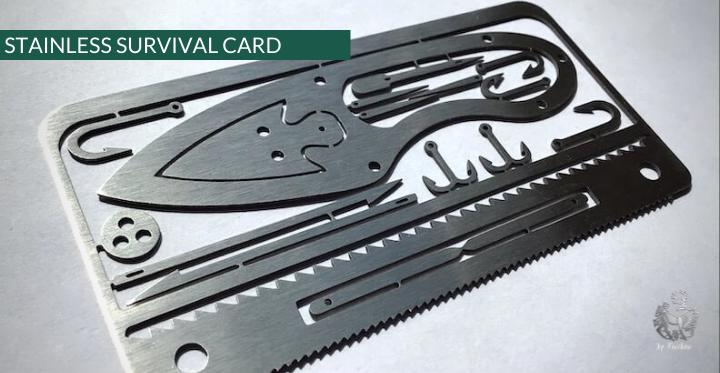 SURVIVAL CARD STAINLESS STEEL 1 MM-Fairbow-Fairbow
