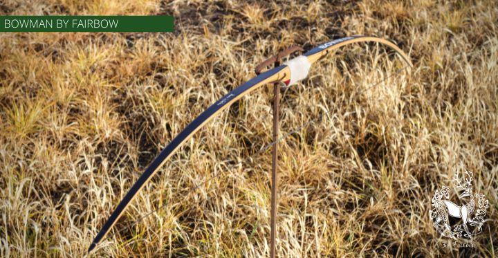 THE BOWMAN AMERICAN SEMI LONGBOW BY FAIRBOW 48@28 WITH PURPLEHEART-Bow-Fairbow-Fairbow