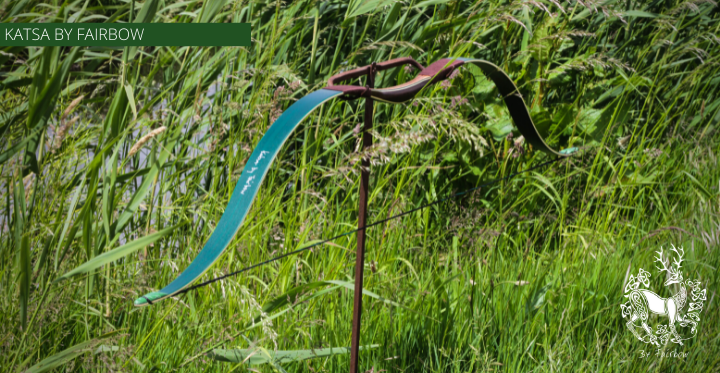 THE KATSA BOW, 25 LB, ROSEWOOD, GREEN GLASS, KIRINITE NOCKS-Bow-Fairbow-Fairbow