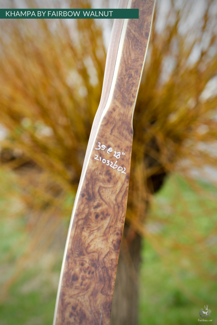THE KHAMPA BOW BY FAIRBOW WALNUT 35@28-Bow-Fairbow-Fairbow