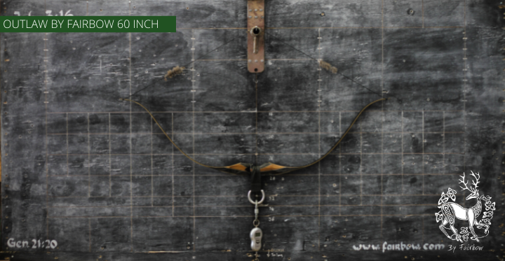 THE OUTLAW BY FAIRBOW, 60 INCH NTN THE HUNTING RECURVE SERIES ONE-Bow-Fairbow-25-30 lbs-Fairbow