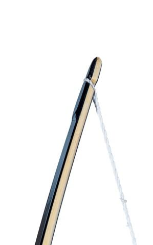 THE REBEL BOW 25@28 RH , POPLAR AND BLACK GLASS-Bow-Fairbow-Fairbow