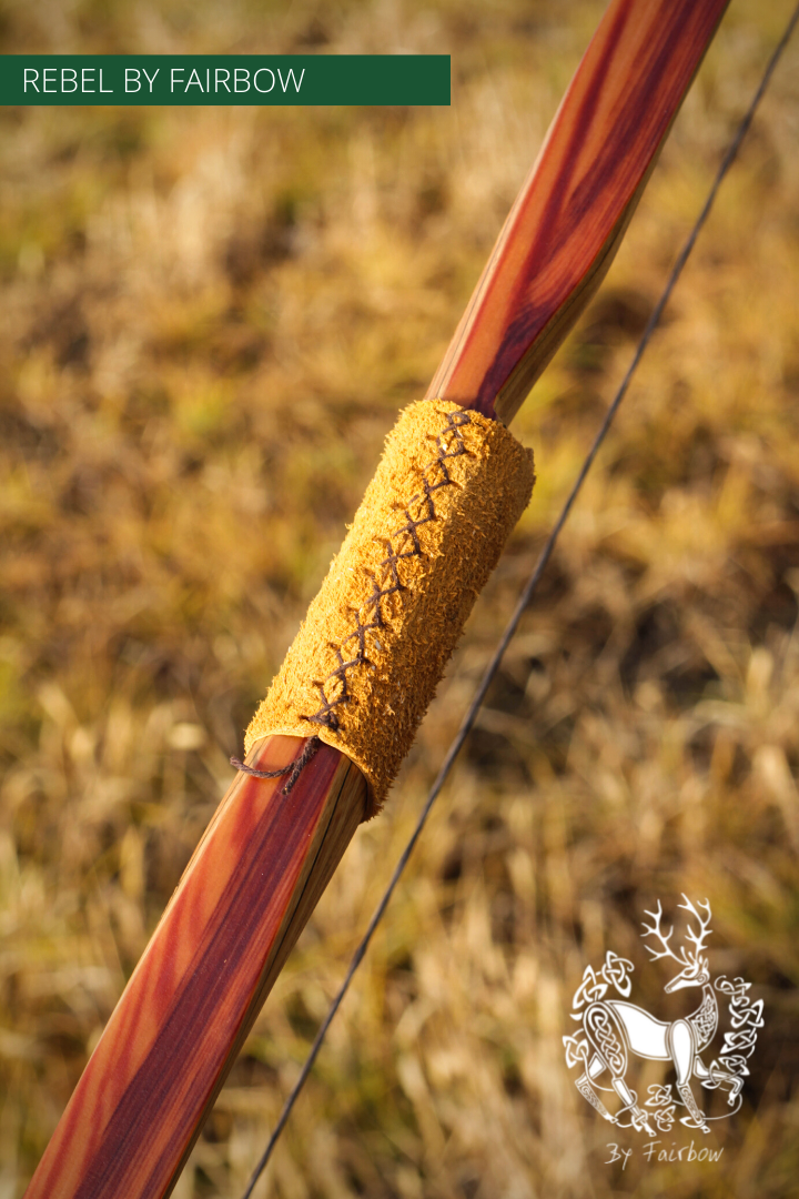 THE REBEL BOW 35@28 CLEAR GLASS, BAMBOO AND YEW FINISH-Bow-Fairbow-Fairbow