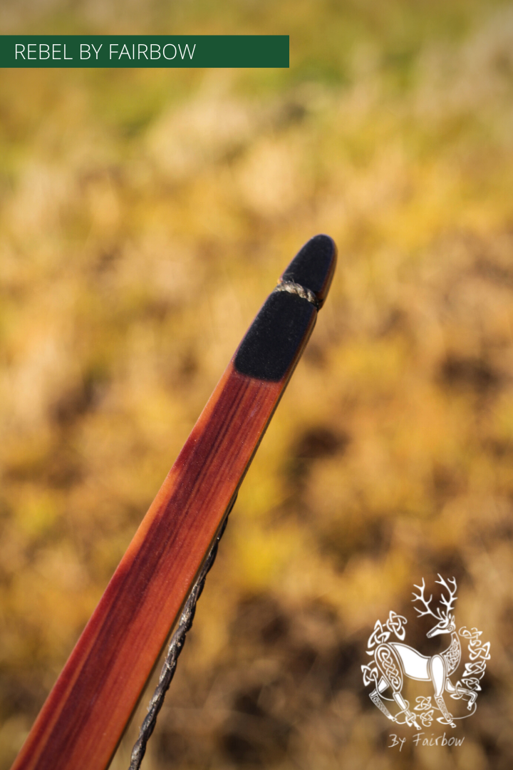 THE REBEL BOW 35@28 CLEAR GLASS, BAMBOO AND YEW FINISH-Bow-Fairbow-Fairbow