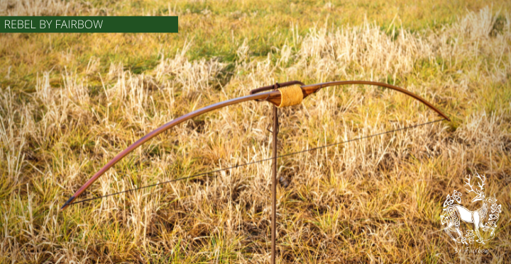 THE REBEL BOW 35@28 CLEAR GLASS, BAMBOO AND YEW FINISH-Bow-Fairbow-Fairbow