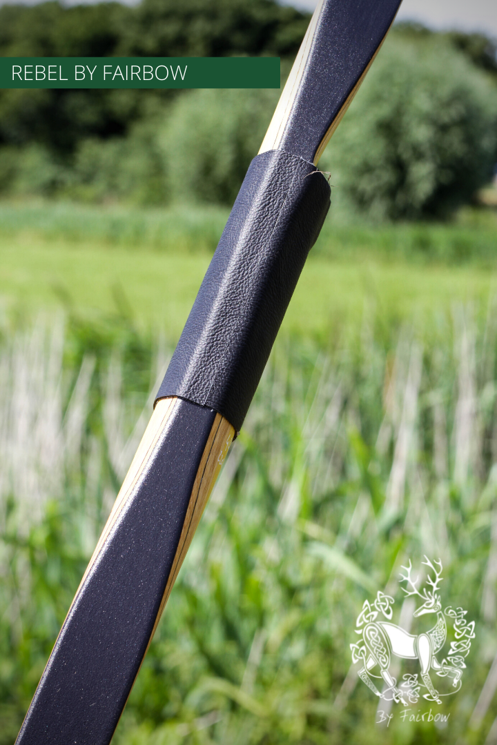 THE REBEL BOW 42@28 RH , OSAGE ORANGE AND BLACK GLASS-Bow-Fairbow-Fairbow