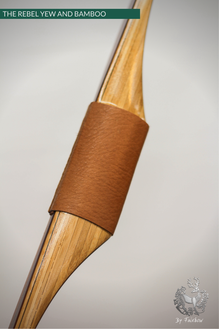 THE REBEL BOW 44@28 CLEAR GLASS, BAMBOO AND YEW FINISH-Bow-Fairbow-Fairbow