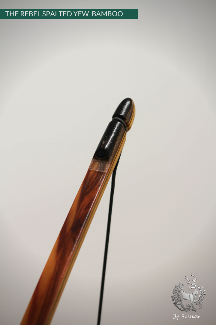 THE REBEL BOW 46@28 CLEAR GLASS, BAMBOO AND YEW FINISH-Bow-Fairbow-Fairbow