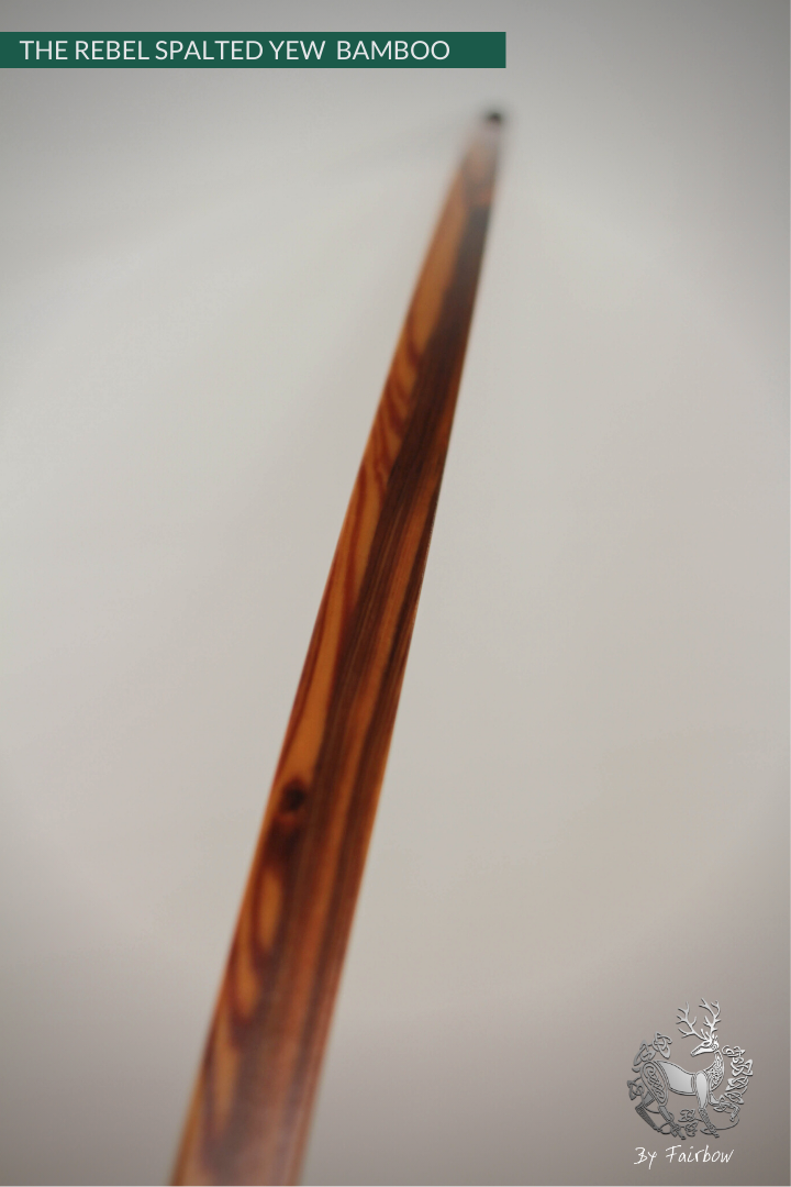 THE REBEL BOW 46@28 CLEAR GLASS, BAMBOO AND YEW FINISH-Bow-Fairbow-Fairbow