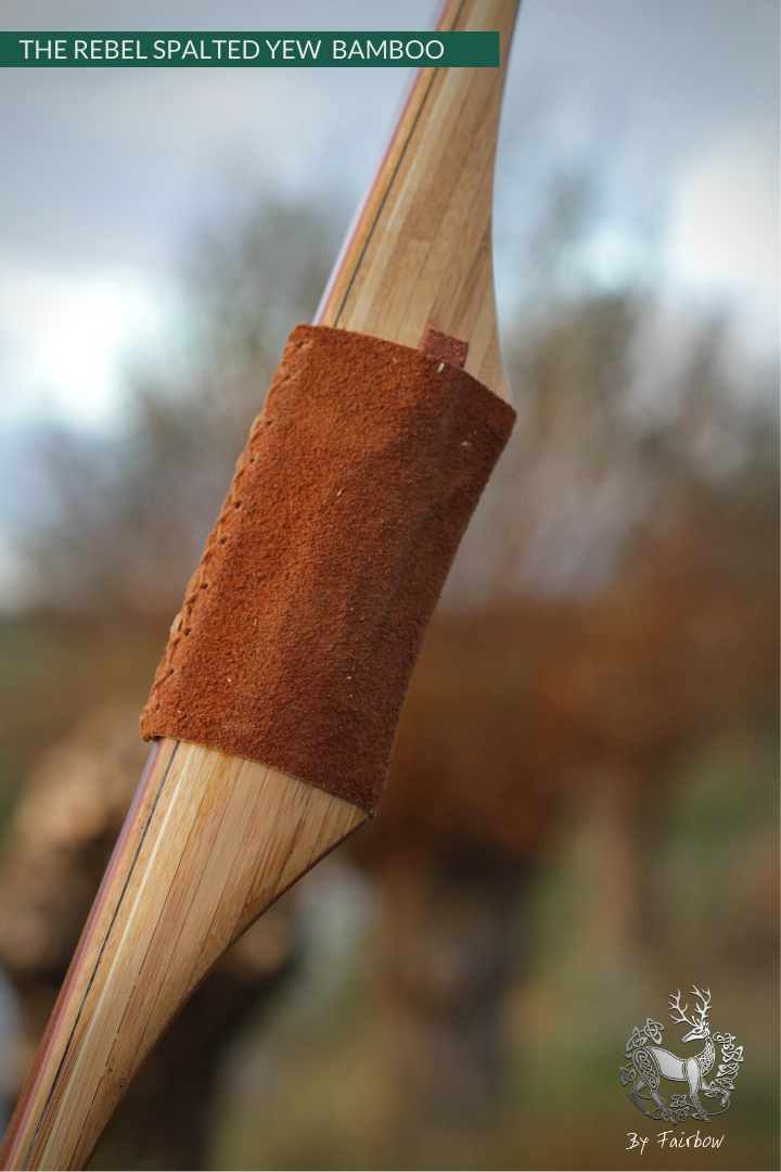 THE REBEL BOW 46@28 CLEAR GLASS, BAMBOO AND YEW FINISH-Bow-Fairbow-Fairbow