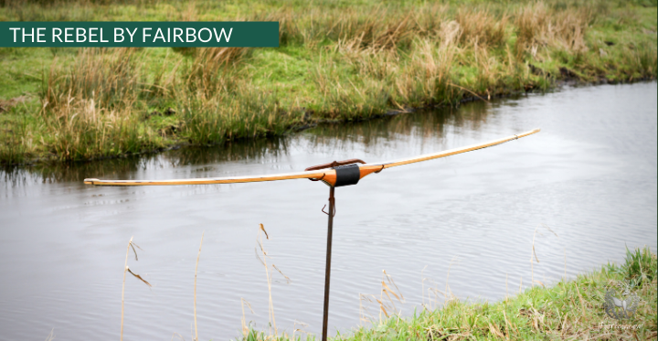 THE REBEL BOW 48@28 EBONY AND STACKED OAKWOOD-Bow-Fairbow-Fairbow