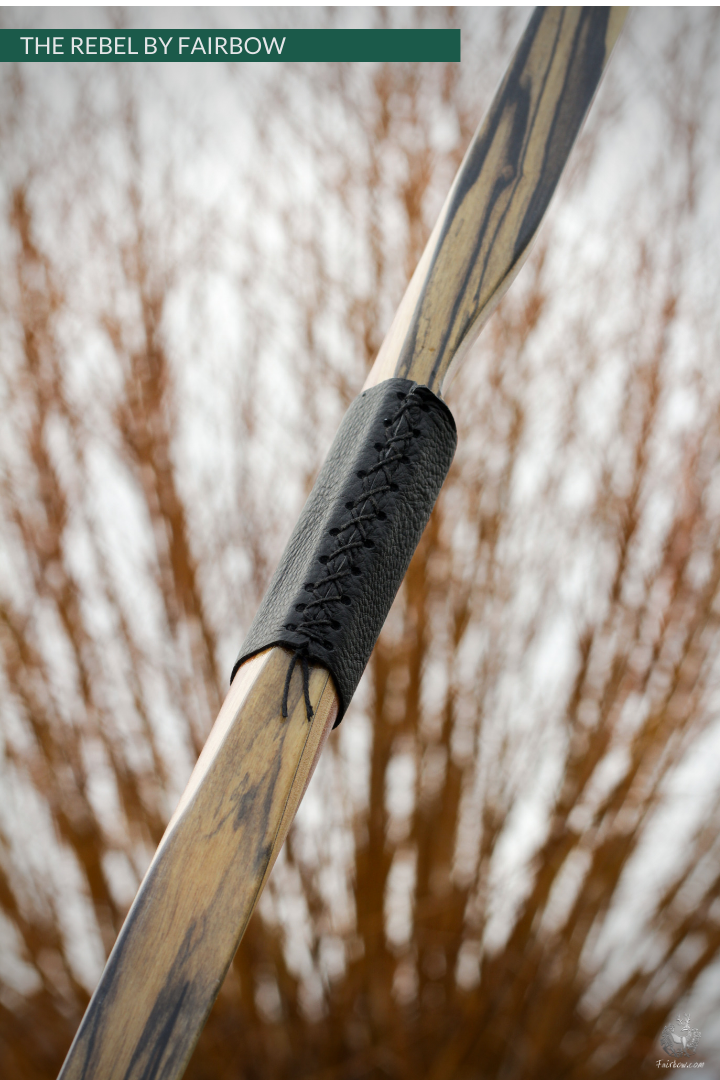 THE REBEL BOW 48@28 EBONY AND TIGERWOOD-Bow-Fairbow-Fairbow