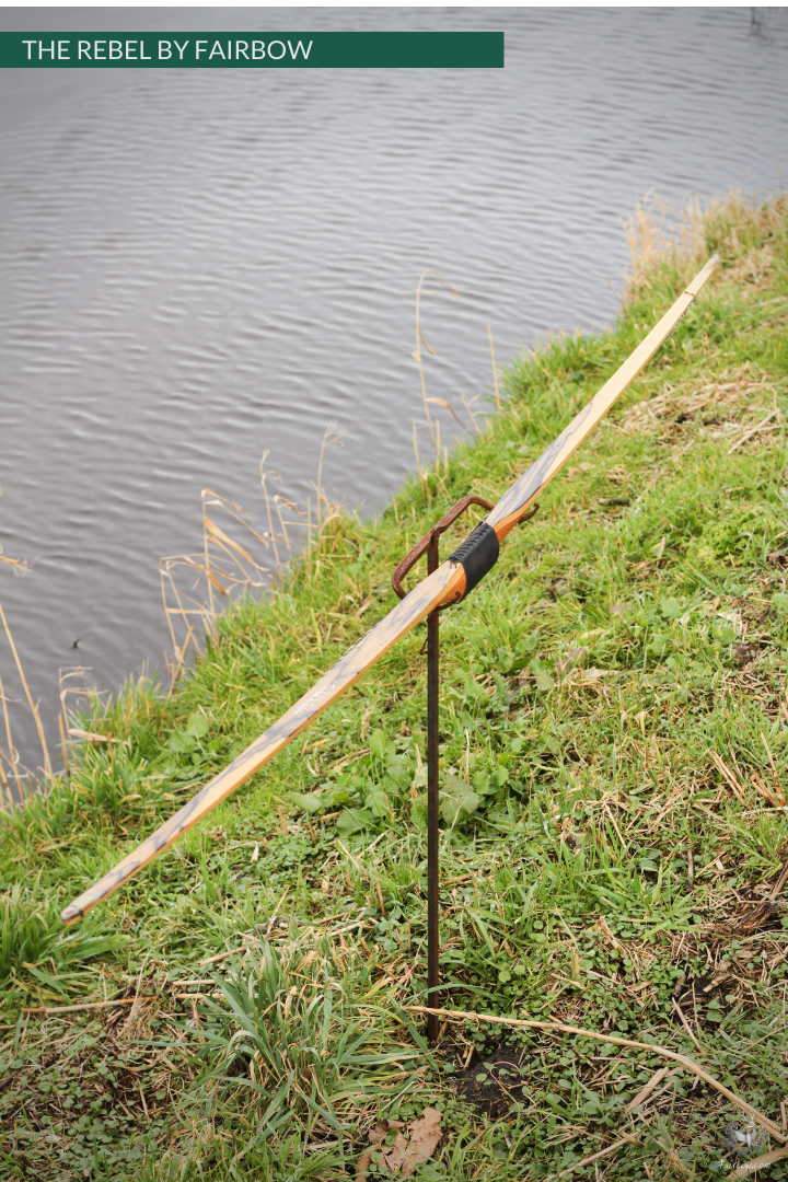 THE REBEL BOW 48@28 EBONY AND TIGERWOOD-Bow-Fairbow-Fairbow