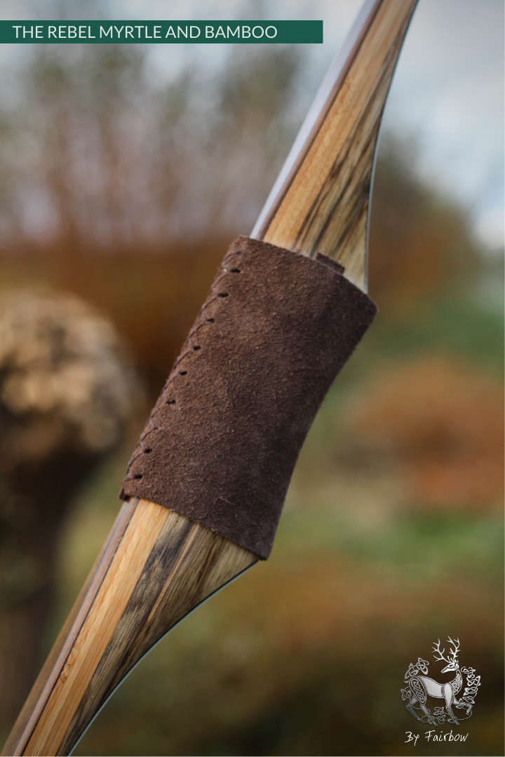 THE REBEL BOW 52@28 CLEAR AND WHITE GLASS, BAMBOO AND MYRTLE-Bow-Fairbow-Fairbow