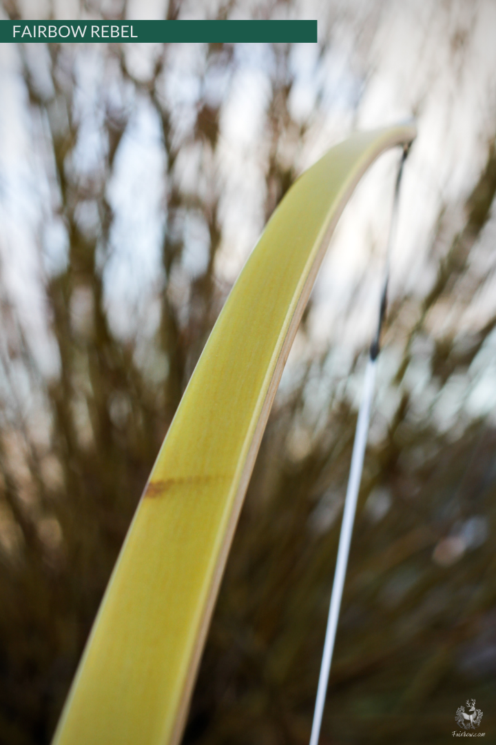 THE REBEL BOW OSAGE AND SUPERCORE 52@28 'stringfollow'-Bow-Fairbow-Fairbow