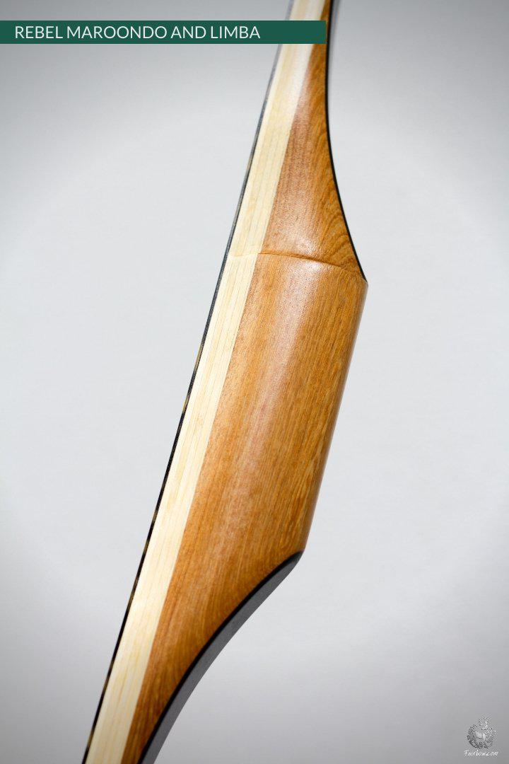 THE REBEL BOW WITH 49@28 MAROONDO AND BLACK AND CLEAR GLASS-Bow-Fairbow-Fairbow