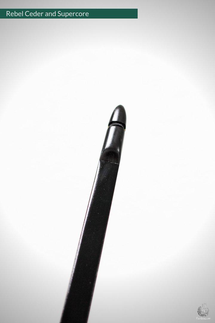 THE REBEL, BOW WITH BACKSET 30@28 BLACK GLASS-Bow-Fairbow-Fairbow