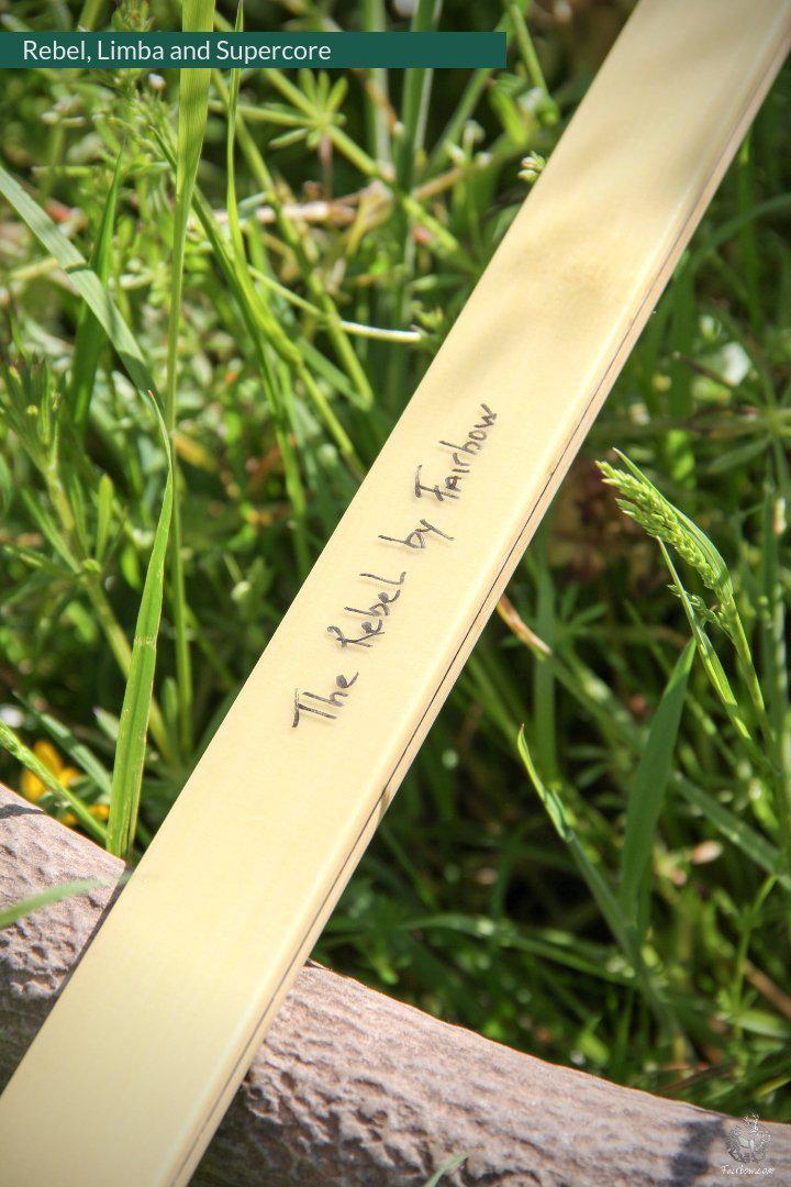 THE REBEL, BOW WITH BACKSET 30@28 CLEAR GLASS, BAMBOO AND LIMBA RISER-Bow-Fairbow-Fairbow