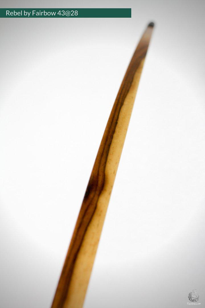 THE REBEL, BOW WITH BACKSET 43@28 CLEAR GLASS, ROSEWOOD VENEER AND RISER-Bow-Fairbow-Fairbow