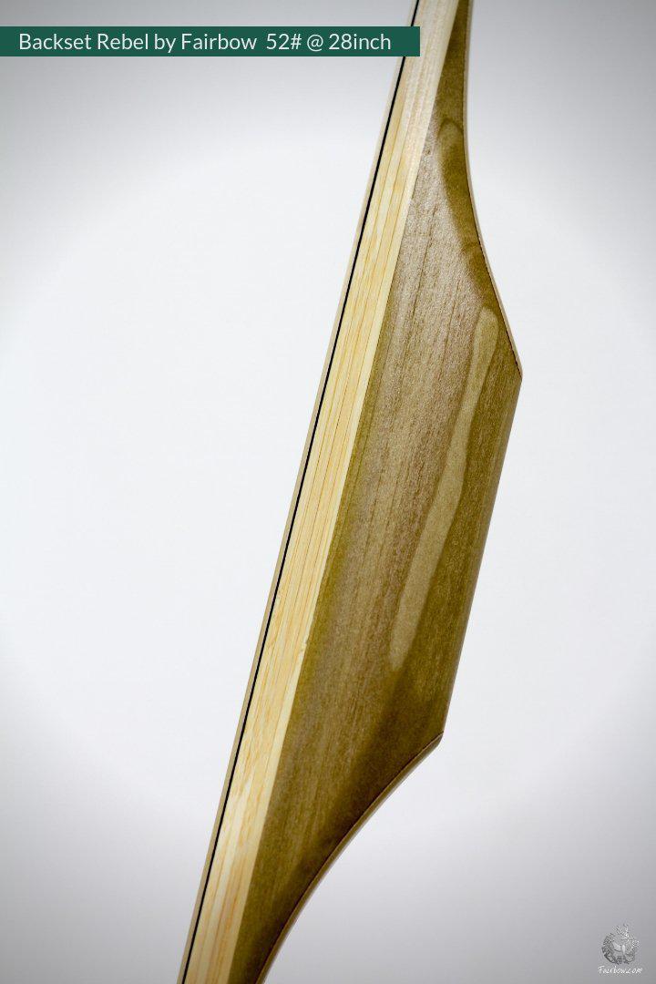 THE REBEL, BOW WITH BACKSET 52@28 LH CLEAR GLASS, MAPLE VENEER AND TULIP RISER-Bow-Fairbow-Fairbow