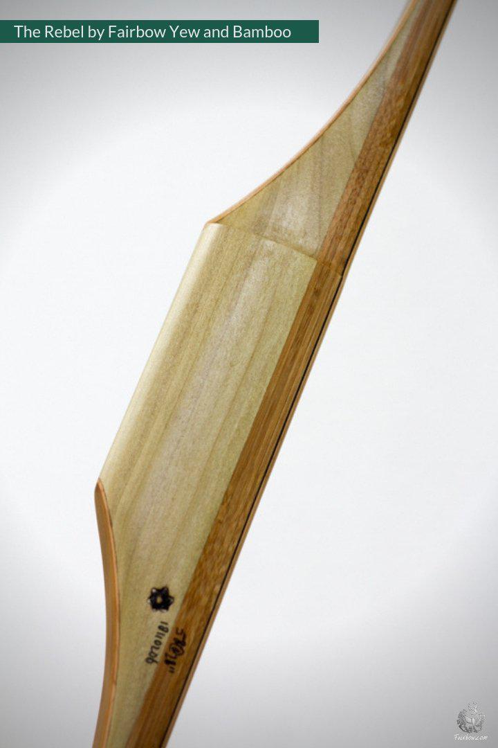 THE REBEL BOW WITH BACKSET 58@28 YEW WOOD AND TULIP-Bow-Fairbow-Fairbow