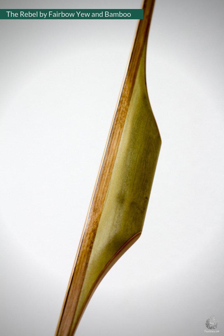 THE REBEL BOW WITH BACKSET 58@28 YEW WOOD AND TULIP-Bow-Fairbow-Fairbow