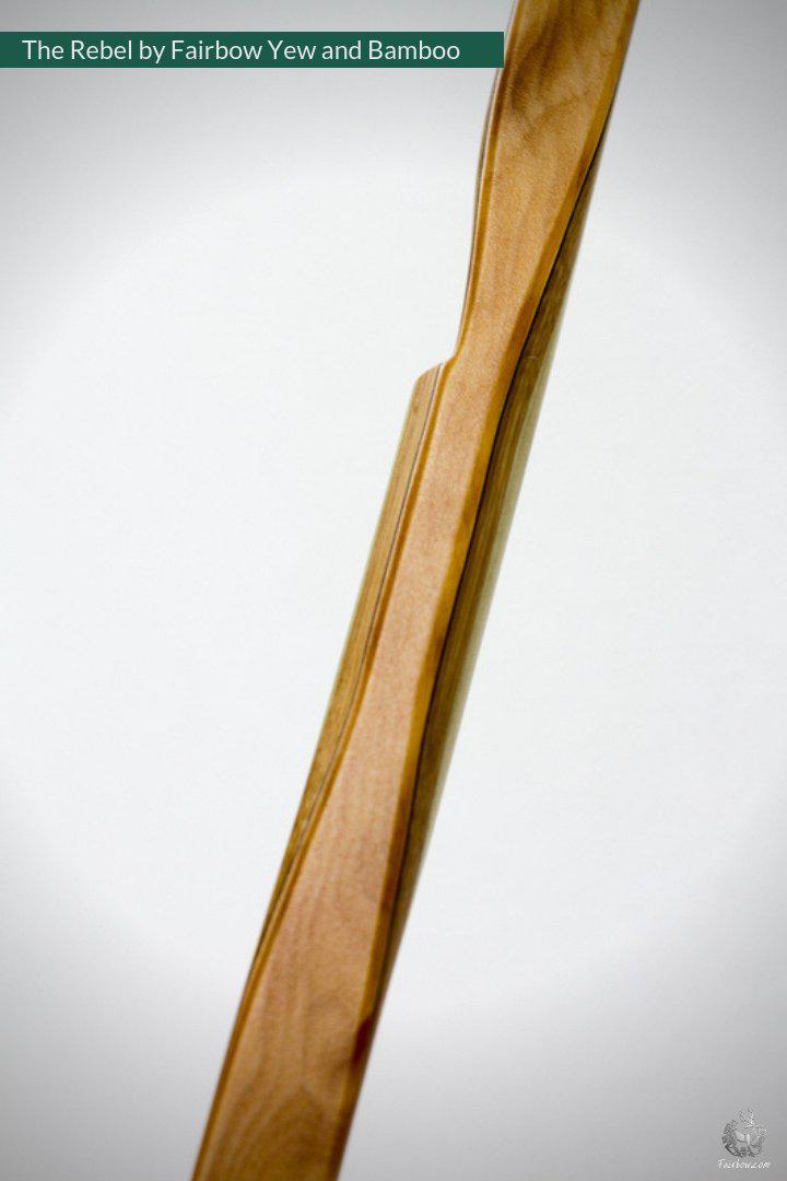 THE REBEL BOW WITH BACKSET 58@28 YEW WOOD AND TULIP-Bow-Fairbow-Fairbow