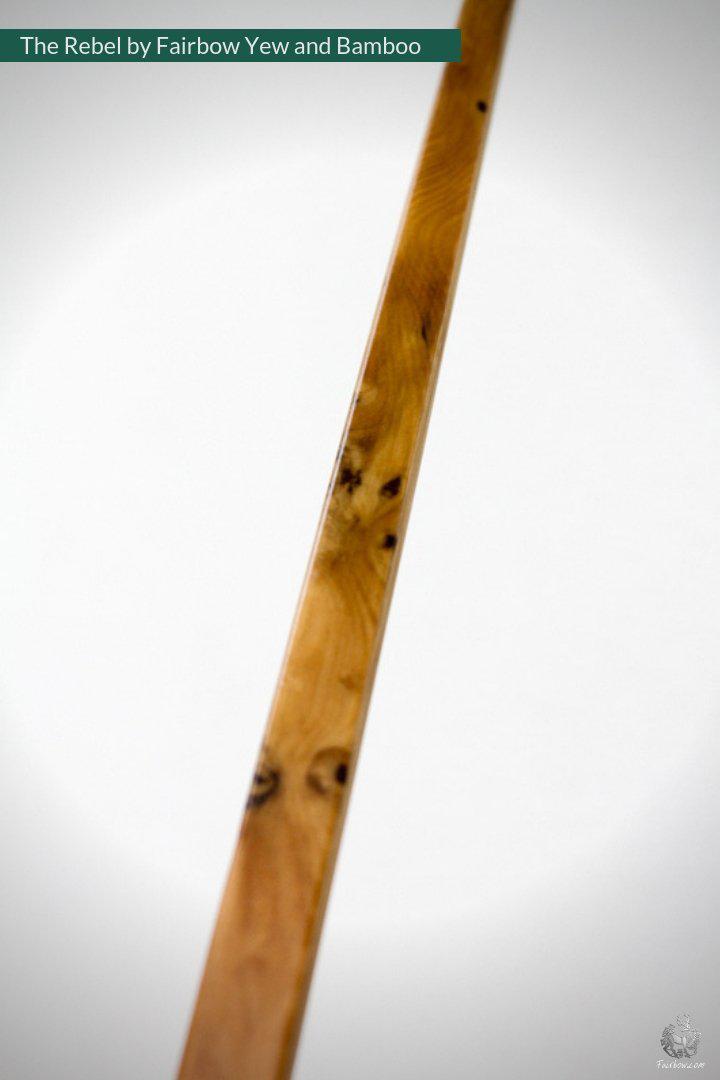 THE REBEL BOW WITH BACKSET 58@28 YEW WOOD AND TULIP-Bow-Fairbow-Fairbow