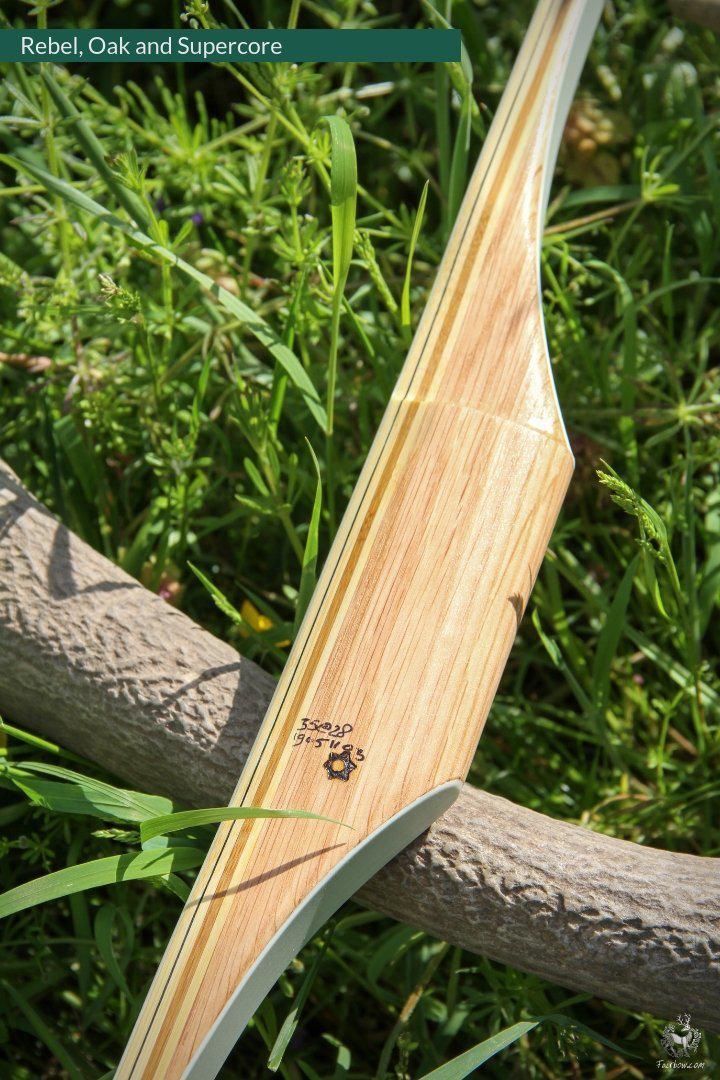 THE REBEL BY FAIRBOW, AN ASL 35 LBS @ 28 INCH WITH OAK AND BAMBOO-Bow-Fairbow-Fairbow