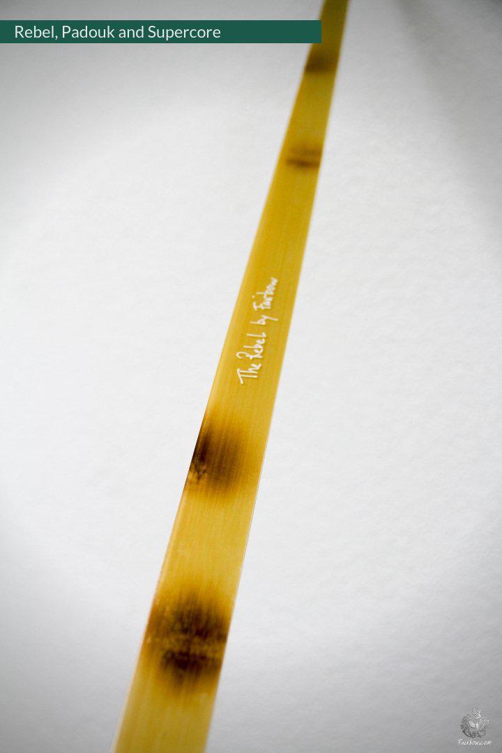 THE REBEL BY FAIRBOW , AN ASL 35 LBS @ 28 INCH WITH PADOUK AND BAMBOO-Bow-Fairbow-Fairbow