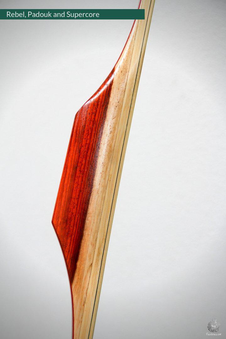 THE REBEL BY FAIRBOW , AN ASL 35 LBS @ 28 INCH WITH PADOUK AND BAMBOO-Bow-Fairbow-Fairbow
