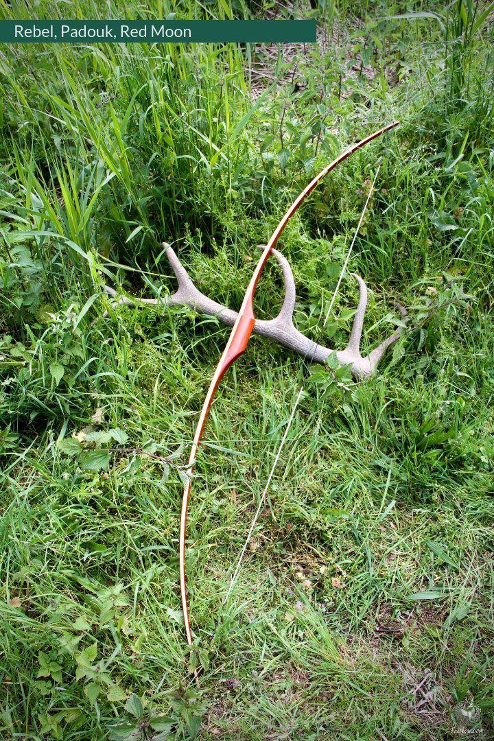 THE REBEL BY FAIRBOW, AN ASL 38 LBS @ 28 INCH WITH PADOUK AND BAMBOO-Bow-Fairbow-Fairbow