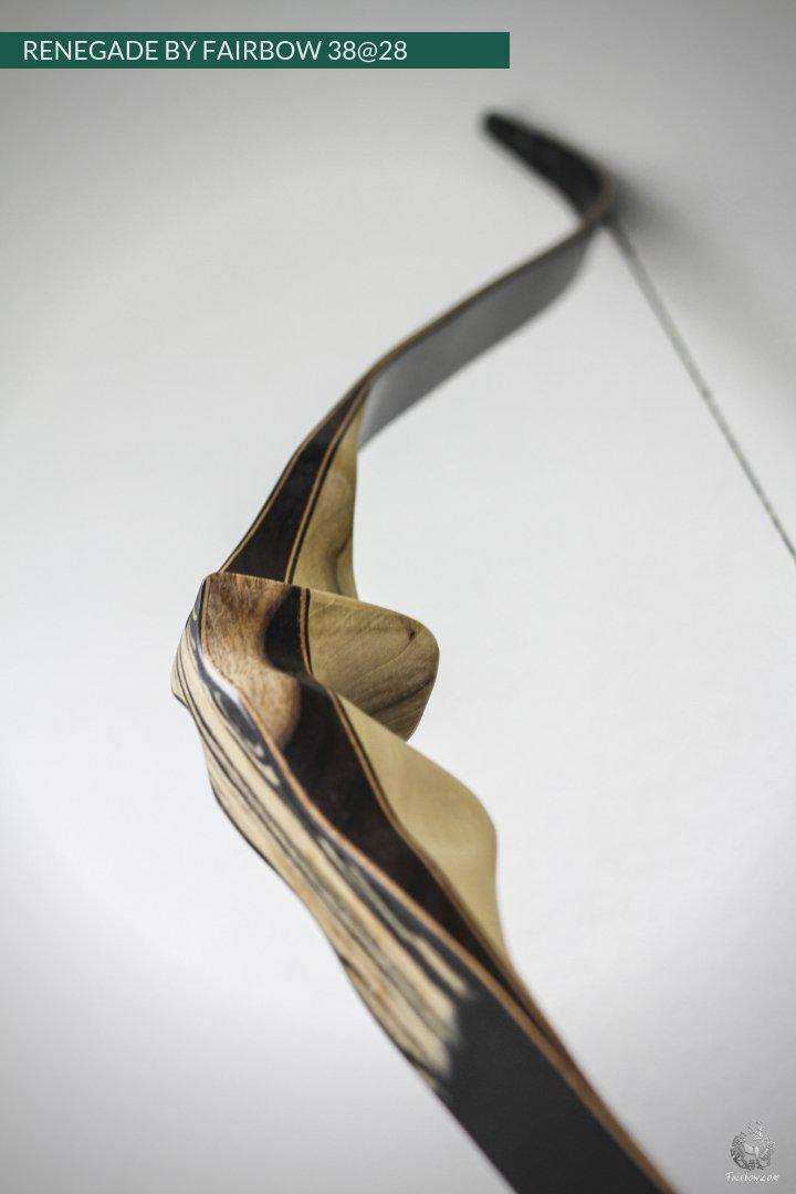 THE RENEGADE BY FAIRBOW, 50 INCH NTN 38@28 ROSEWOOD-Bow-Fairbow-Fairbow