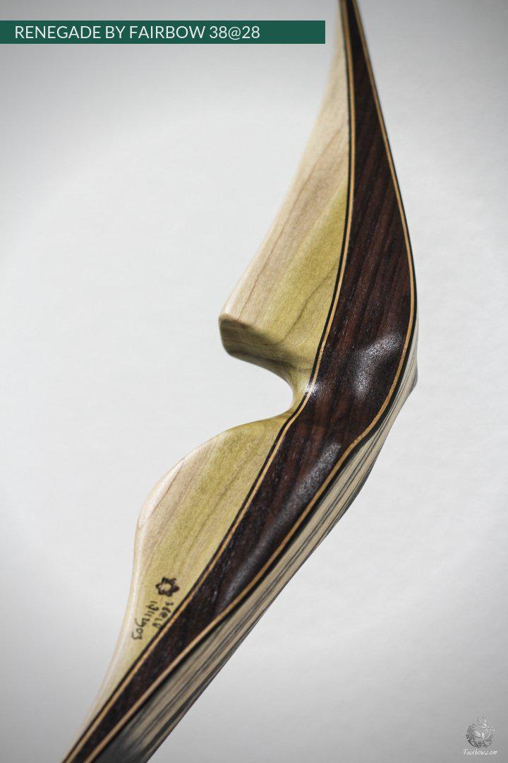 THE RENEGADE BY FAIRBOW, 50 INCH NTN 38@28 ROSEWOOD-Bow-Fairbow-Fairbow