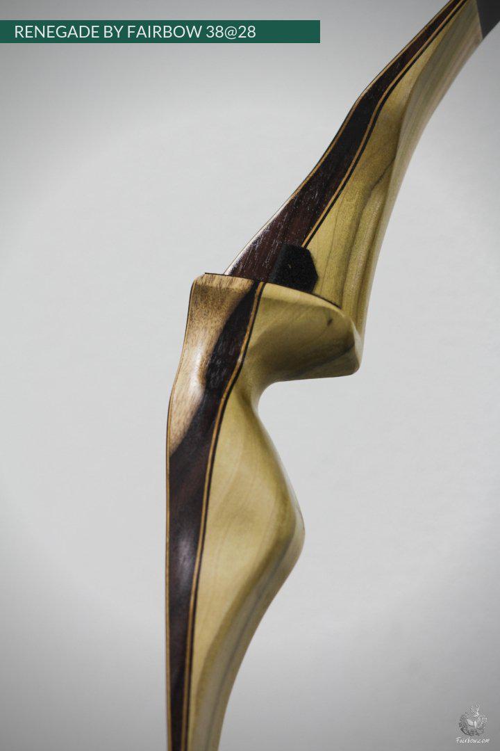 THE RENEGADE BY FAIRBOW, 50 INCH NTN 38@28 ROSEWOOD-Bow-Fairbow-Fairbow