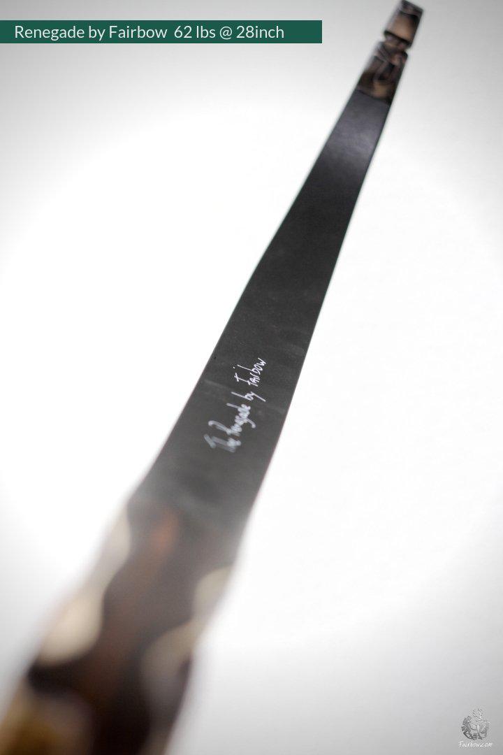 THE RENEGADE BY FAIRBOW, 50 INCH NTN 62@28 ROSEWOOD-Bow-Fairbow-Fairbow
