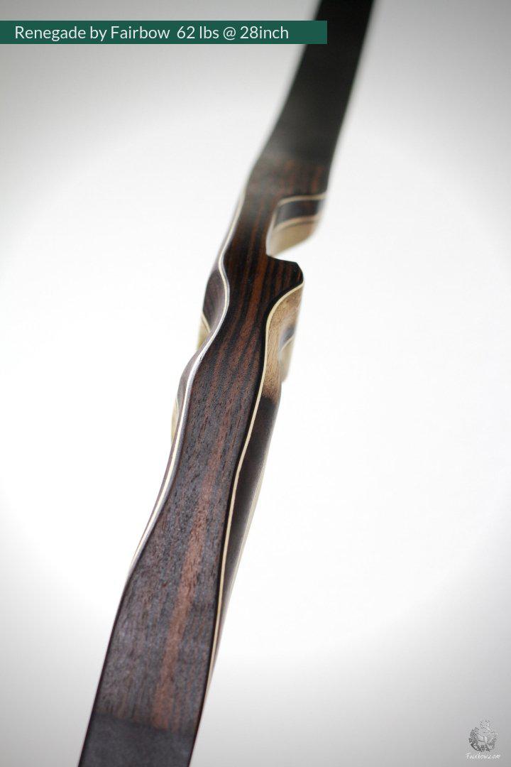 THE RENEGADE BY FAIRBOW, 50 INCH NTN 62@28 ROSEWOOD-Bow-Fairbow-Fairbow