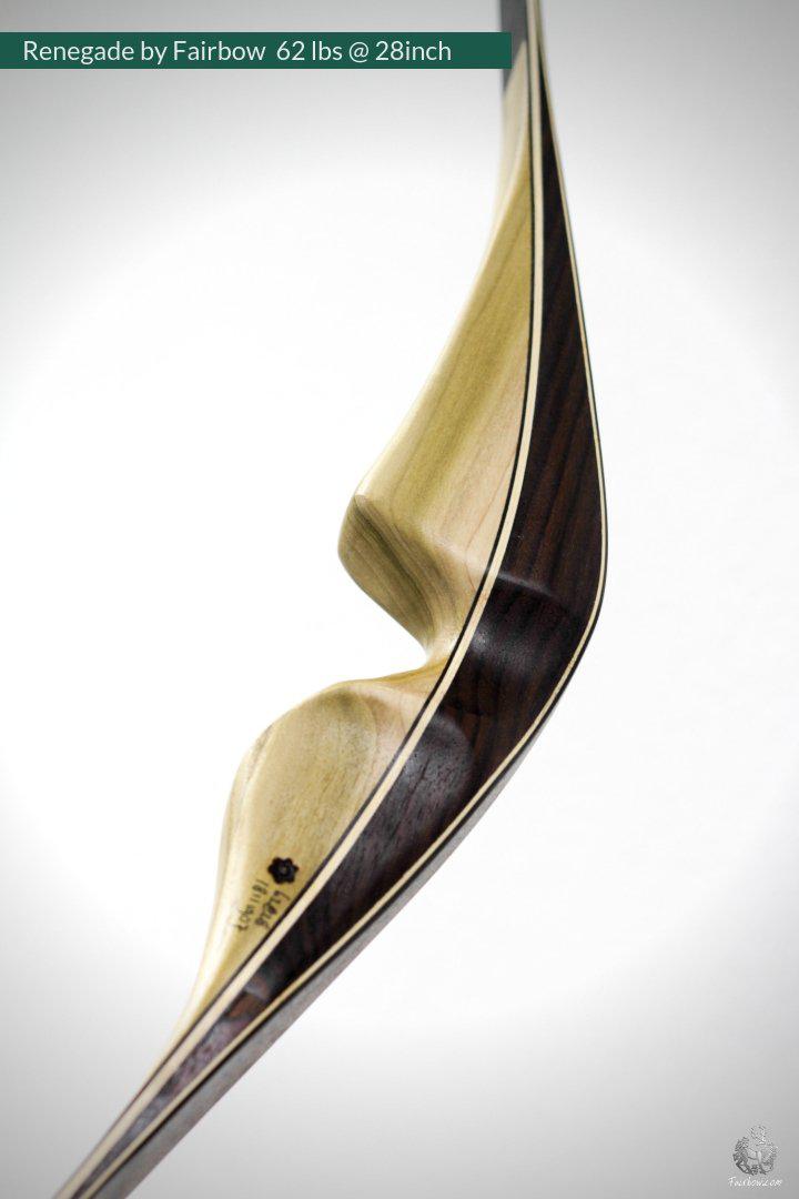 THE RENEGADE BY FAIRBOW, 50 INCH NTN 62@28 ROSEWOOD-Bow-Fairbow-Fairbow