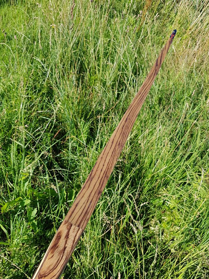 THE VERTEX AFB, 68 INCH NTN, 60 LBS @ 28 INCH ZEBRANO AND ROSEWOOD VENEER-Bow-Fairbow-Fairbow