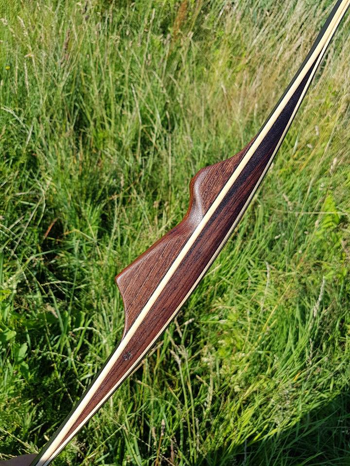 THE VERTEX AFB, 68 INCH NTN, 60 LBS @ 28 INCH ZEBRANO AND ROSEWOOD VENEER-Bow-Fairbow-Fairbow