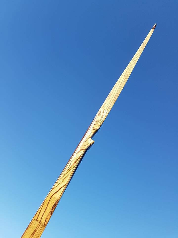 THE VERTEX AFB, 68 INCH NTN, 60 LBS @ 28 INCH ZEBRANO AND ROSEWOOD VENEER-Bow-Fairbow-Fairbow