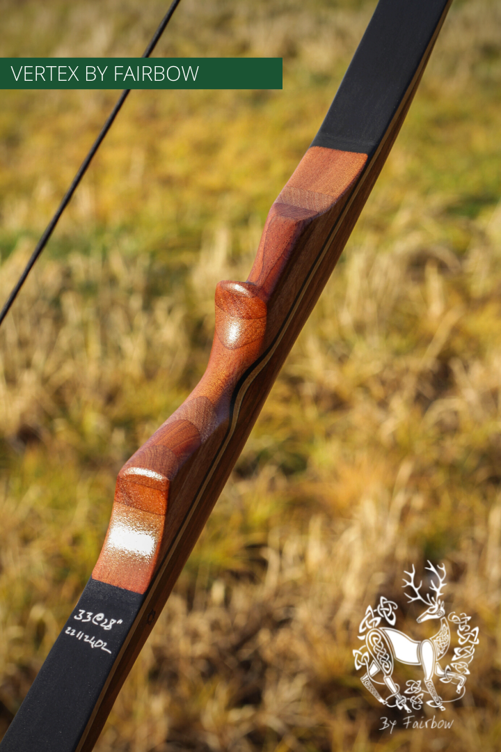 THE VERTEX BOW 68" BLACK 33 LBS @ 28 INCH RH-Bow-Fairbow-Fairbow