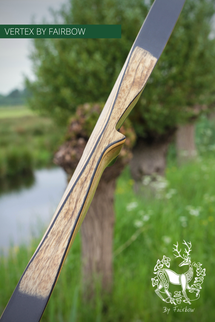 THE VERTEX BOW 68" BLACK 44 LBS @ 28 INCH RH-Bow-Fairbow-Fairbow