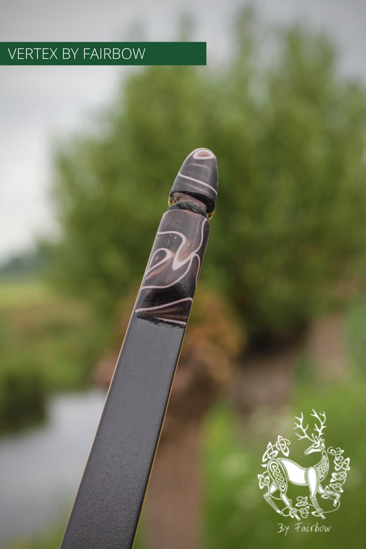 THE VERTEX BOW 68" BLACK 44 LBS @ 28 INCH RH-Bow-Fairbow-Fairbow